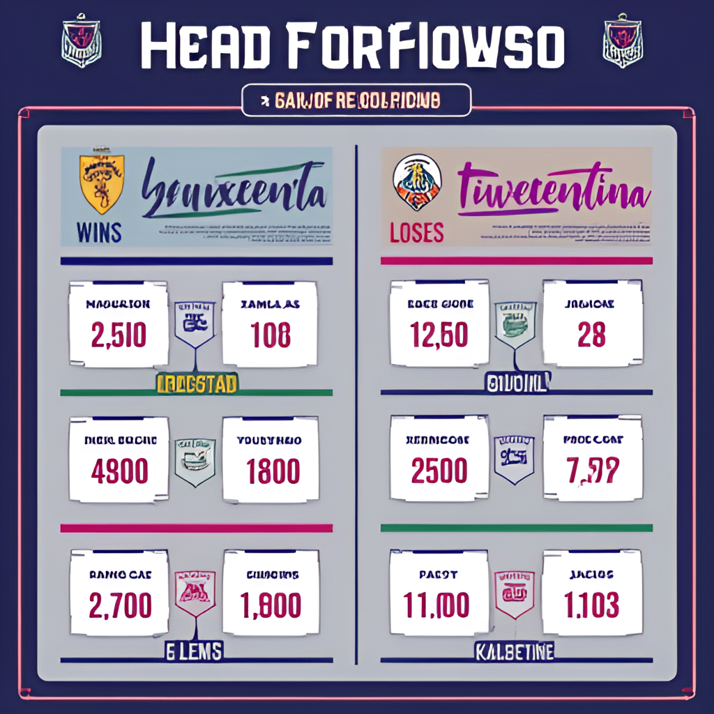A graphic showing the head-to-head record between Venezia and Fiorentina with wins, losses, and draws depicted visually, possibly with team logos