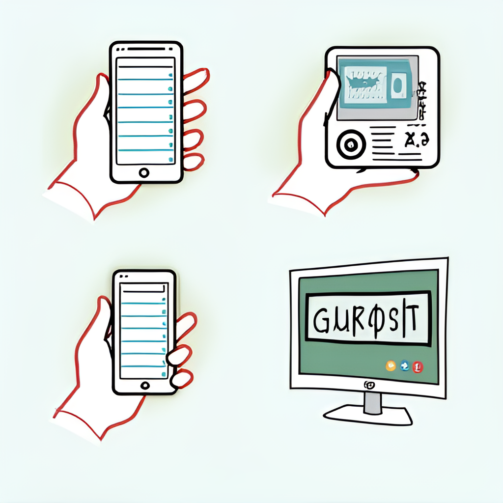 An illustrative image showing the different methods of checking lottery results, including a hand holding a smartphone displaying results, a radio, and a television screen showing a live broadcast.