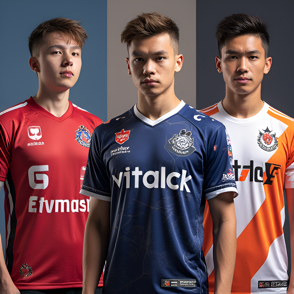 A composite image showing Perkz in the jerseys of different teams he played for (G2, Cloud9, Vitality, Heretics) to illustrate his career journey across regions.